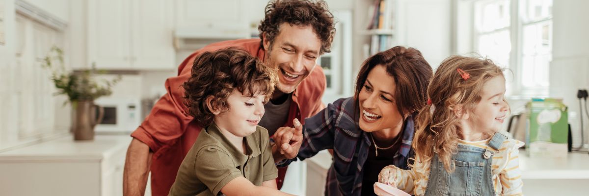 Family enjoying time together